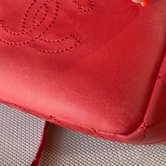 ❤️CHANEL❤️RED TOP HANDLE CROSSBODY FULL SET - Picture 10 of 13